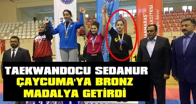 Taekwando Şampiyonası’nda Çaycuma’yı temsil etti