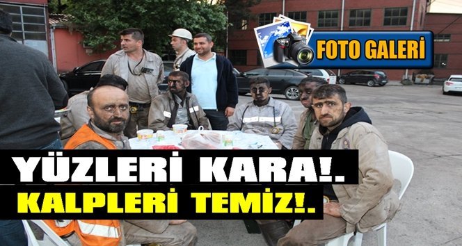 Madenciler iftarda buluştu