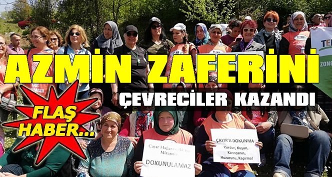 Çayır mağarasına yapılacak olan taş ocağı iptal!.