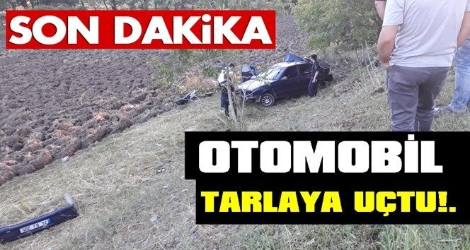 Çaycuma’da iftara 1 saat kala sürücü şarampole uçtu