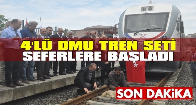 Yeni gelen tren seti ilk seferine başladı