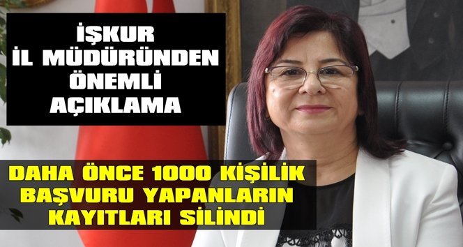 İŞKUR İl Müdüründen TTK açıklaması