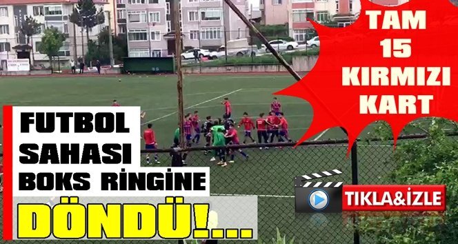 Futbolcular birbirine girdi. İşte o anlar…