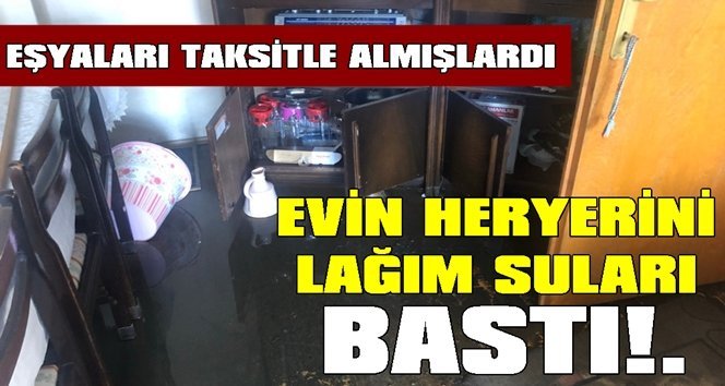 Yaşlı çift lağım sularının içinde gözyaşı döktü