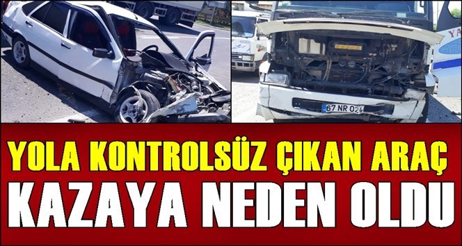 Devrek’te trafik kazası: 2 yaralı