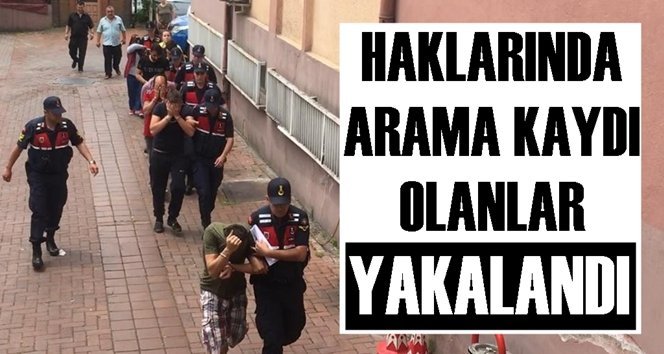 Bayram öncesi jandarmadan eş zamanlı operasyon: 17 gözaltı
