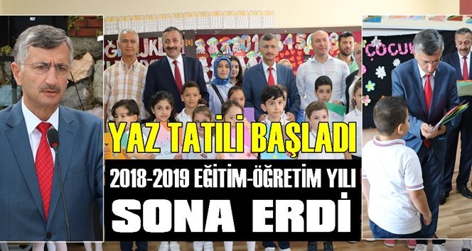 Zonguldak’ta 100 bin öğrenci karnelerini aldı