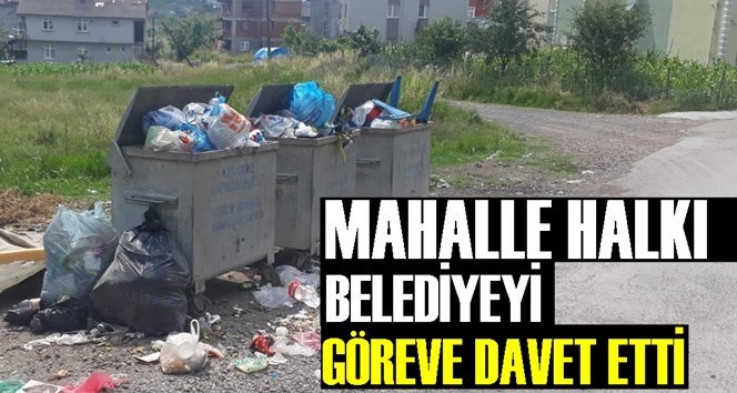 Mahalle halkı Kdz Ereğli Belediyesi’ni göreve davet etti!.
