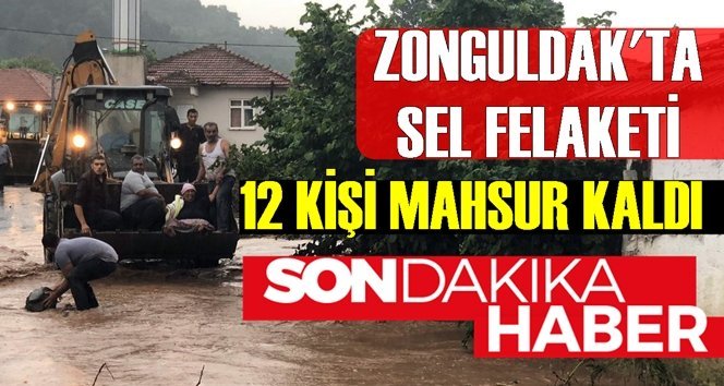 Alaplı’da sel felaketi!. Olay yerinden ilk görüntüler…