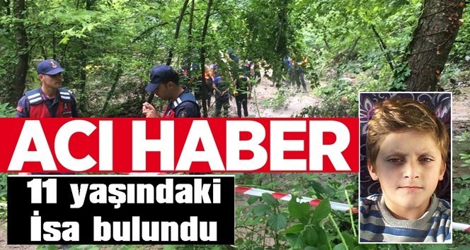 Selde kaybolan çocuğun cansız bedenine ulaşıldı