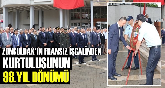 Zonguldak’ın düşman işgalinden kurtuluşunun 98. yıl dönümü