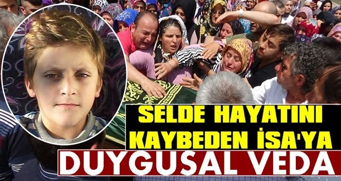 Küçük çocuğun cenazesinde gözyaşları sel oldu