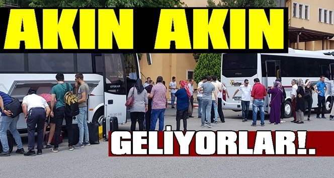 İstanbul seçimi için otobüslerle yola çıktılar