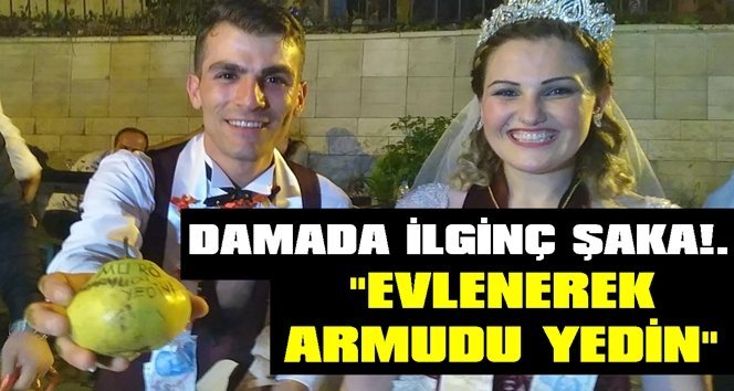Damada hediye edilen paketten armut çıktı!.