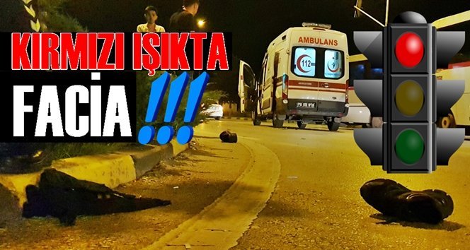 Ambulans motosiklete çarptı!.