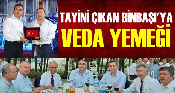 Çaycuma’da 5 yıldır görev yapan Binbaşı’ya veda yemeği…