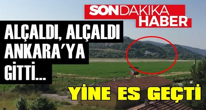 Yine ve yine yalpaladı, Ankara’ya uçtu!..
