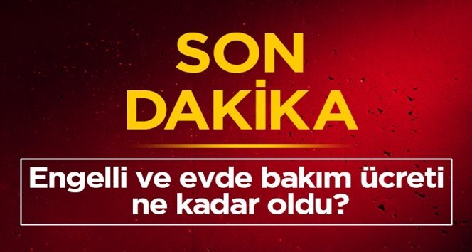 Bakım parası ve engelli maaşlarına zam!.