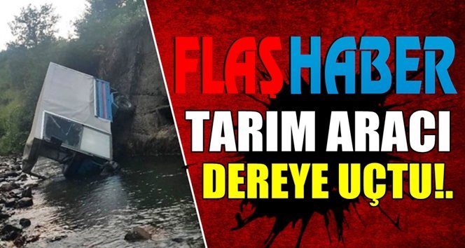 Feci kaza; Patpat dereye uçtu!.