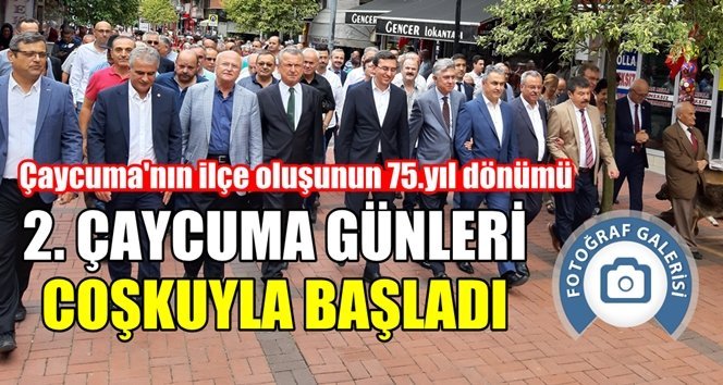 Çaycuma Günü etkinlikleri başladı