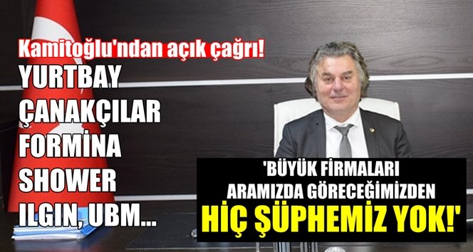 Çaycuma TSO Başkanı Kamitoğlu gönderme yaptı!.