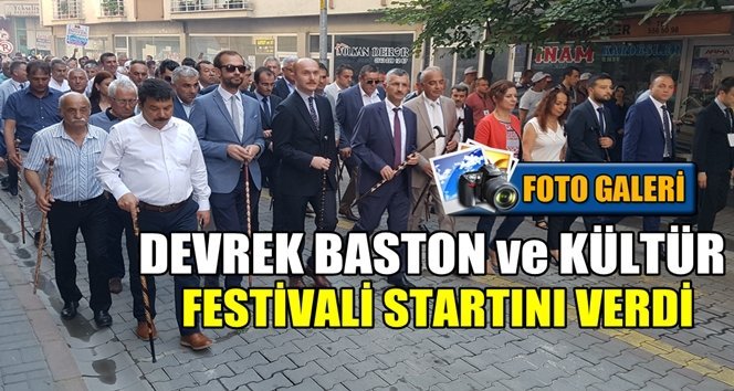 Baston ve Kültür festival meşalesi ateşlendi