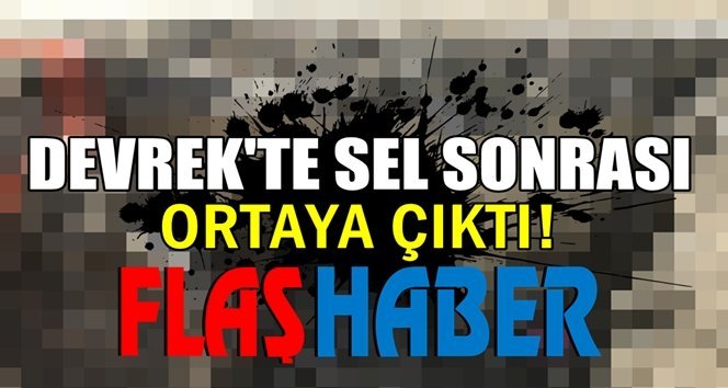 Devrek’te sel sonrası bir tarih ortaya çıktı!