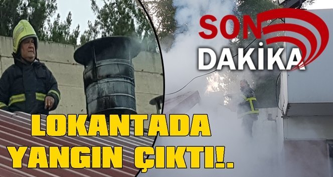 Lokanta yanarken içeride müşteriler yemek yedi!.