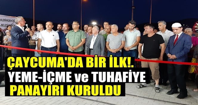 Bölgesel yeme-içme ve tuhafiye panayırı kuruldu!