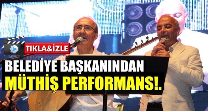 Belediye Başkanından düet!.