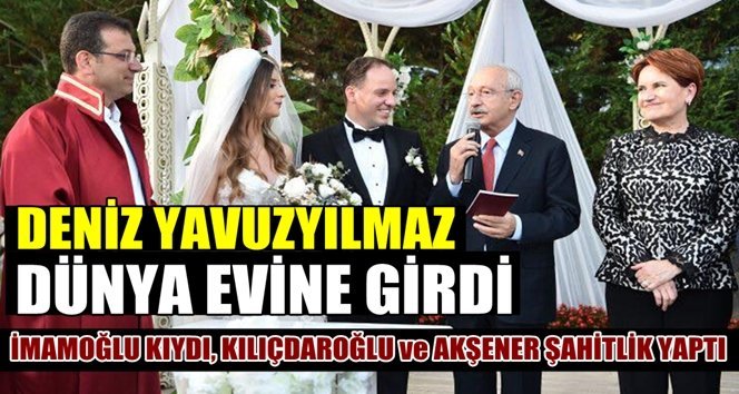 CHP Milletvekili Yavuzyılmaz dünya evine girdi!.