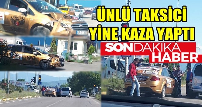 Çaycumalı taksiciyi kazalar peşini bırakmıyor