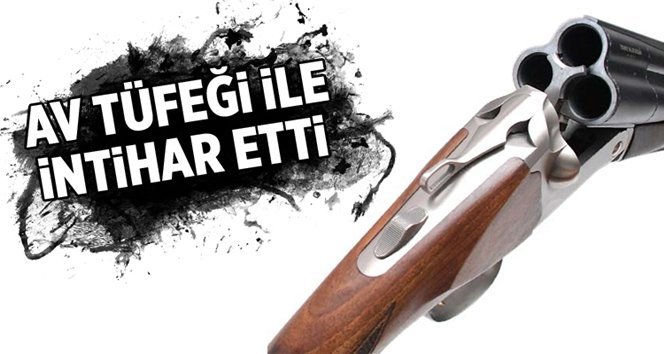 4 çocuk babası tüfekle kendini vurdu!.