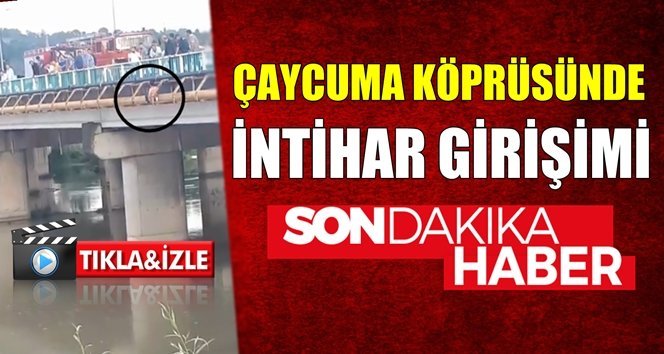 Eşine kızdı, alkol aldı, köprüden atladı!