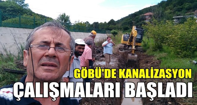 Göbü’de kanalizasyon çalışmaları başladı