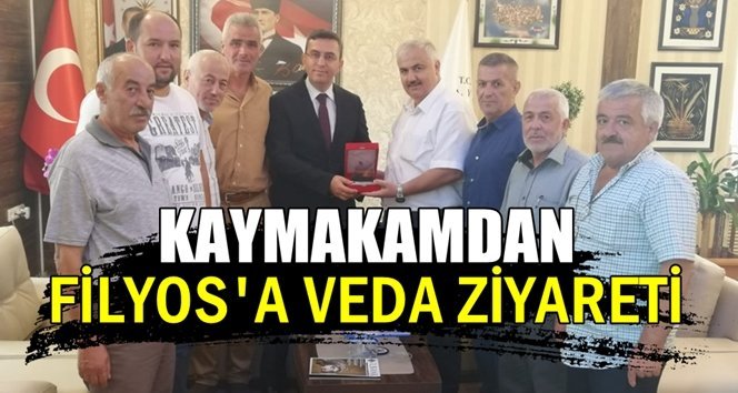 Kaymakam Keçeli’den Filyos’a veda ziyareti…