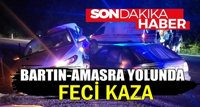 Bartın-Amasra yolunda kaza! Yaralılar var!.