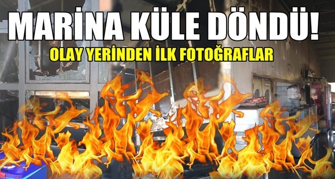 Filyos Marina Restaurantta yangın!