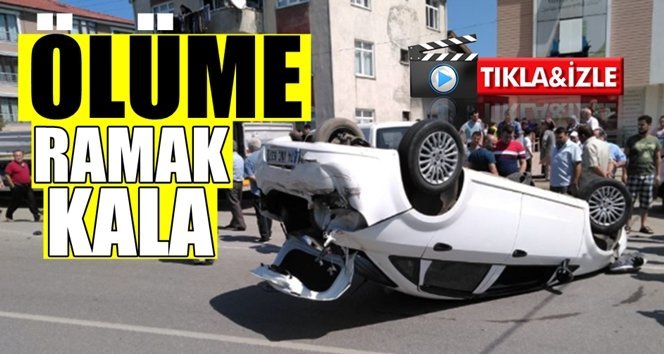 Kontrolden çıktı, tıra çarptı!.