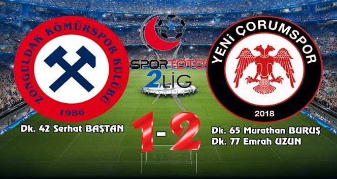 Zonguldak Kömürspor kendi evinde mağlup oldu!.