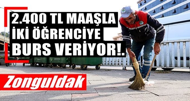 2.400 TL maaşla iki öğrenciye burs veriyor!.