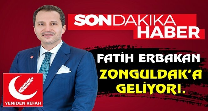Erbakan Zonguldak’a geliyor…