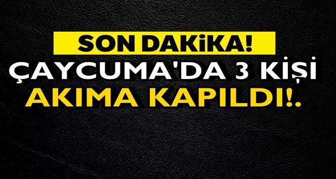 Çaycuma’da 3 kişiyi elektrik çarptı