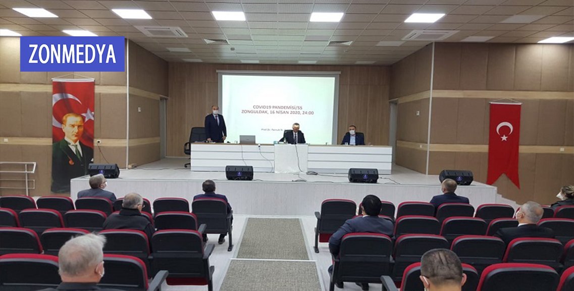 Zonguldak Pandemi Koordinasyon Kurulu Vali Erdoğan Bektaş Başkanlığında Toplandı.