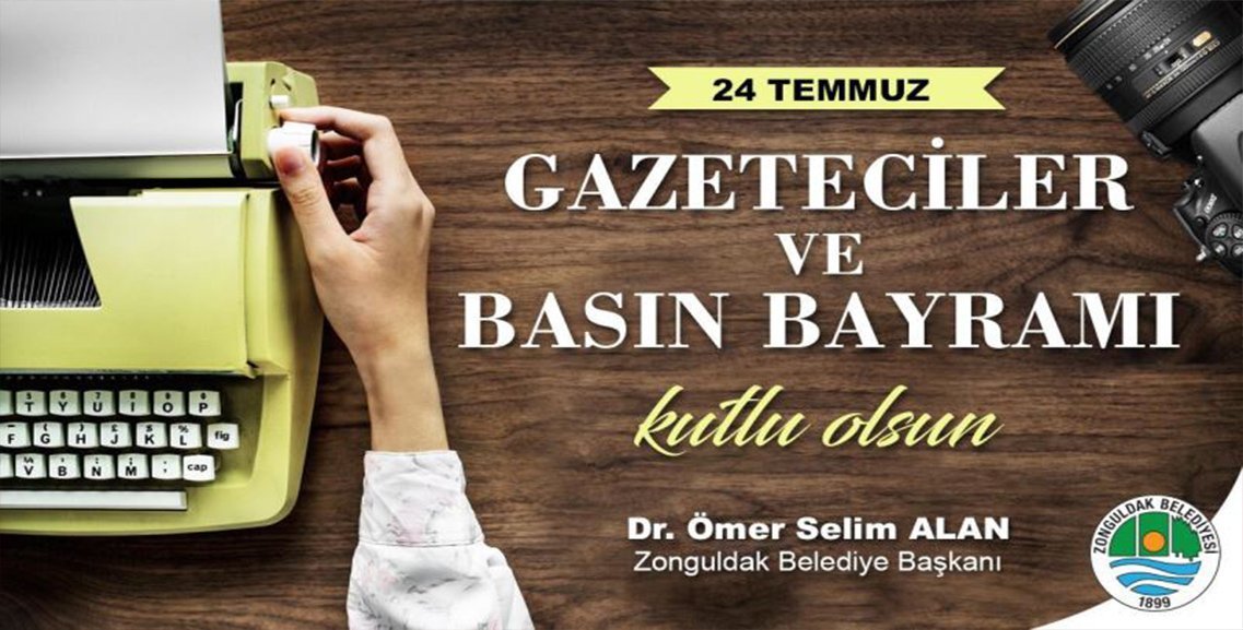 Zonguldak Belediye Başkanı Dr. Ömer Selim Alan Gazeteciler ve Basın Bayramı’nı Kutladı