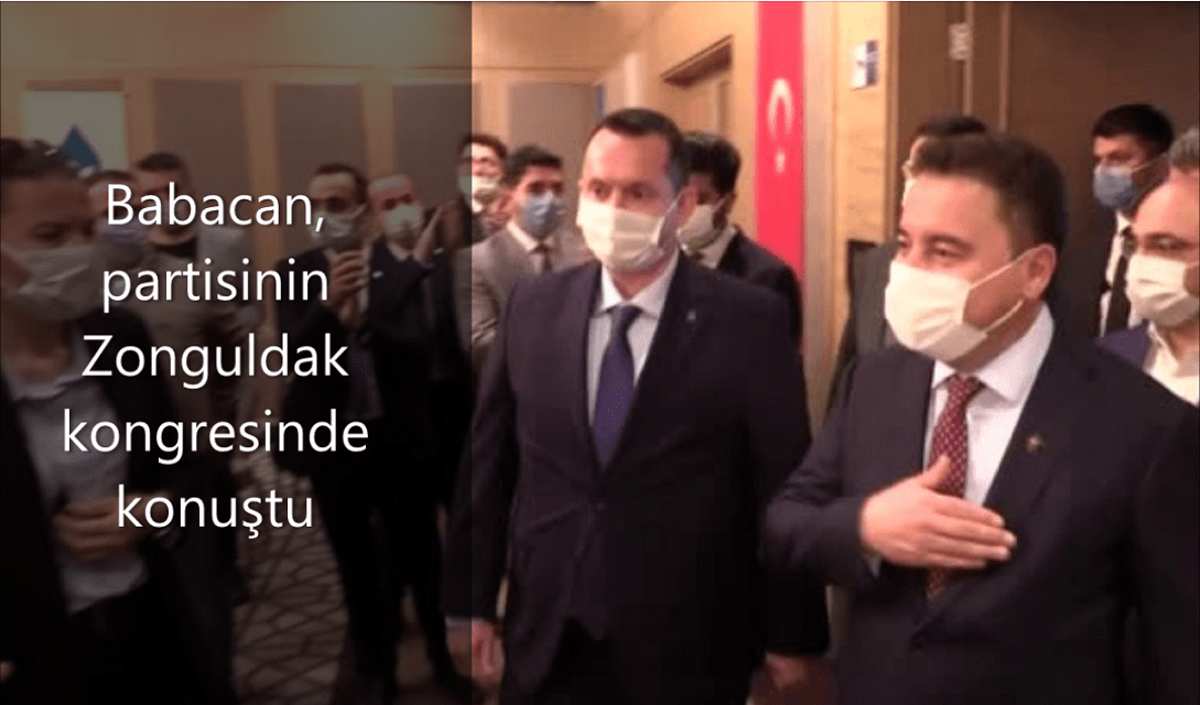 DEVA Partisi Genel Başkanı Ali Babacan, partisinin Zonguldak kongresine katıldı