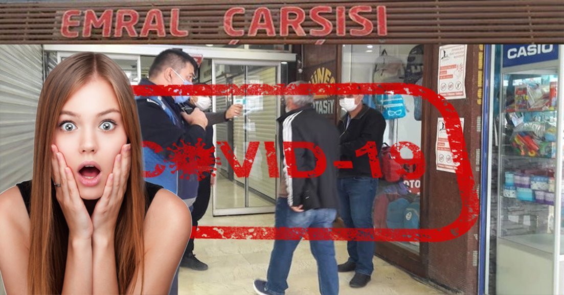 Zonguldak Emral Çarşısında  14 esnafın korona test sonucu pozitif çıktı