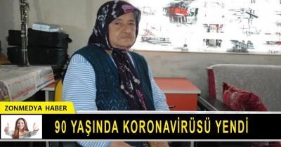 90 yaşında koronavirüsü yendi