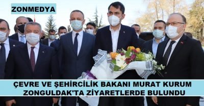 Çevre ve Şehircilik Bakanı Murat Kurum, Zonguldak’ta temaslarda bulundu.