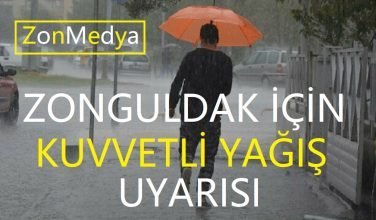 METEOROLOJİ ZONGULDAK İÇİN TURUNCU KODLU YAĞIŞ UYARISI YAPTI